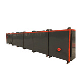 Ленточная сушилка для угольных брикетов DW-1.8*12